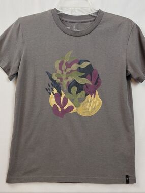 Tentree Seablend T Shirt Women's Size X Small Gray Ocean  Eco Friendly